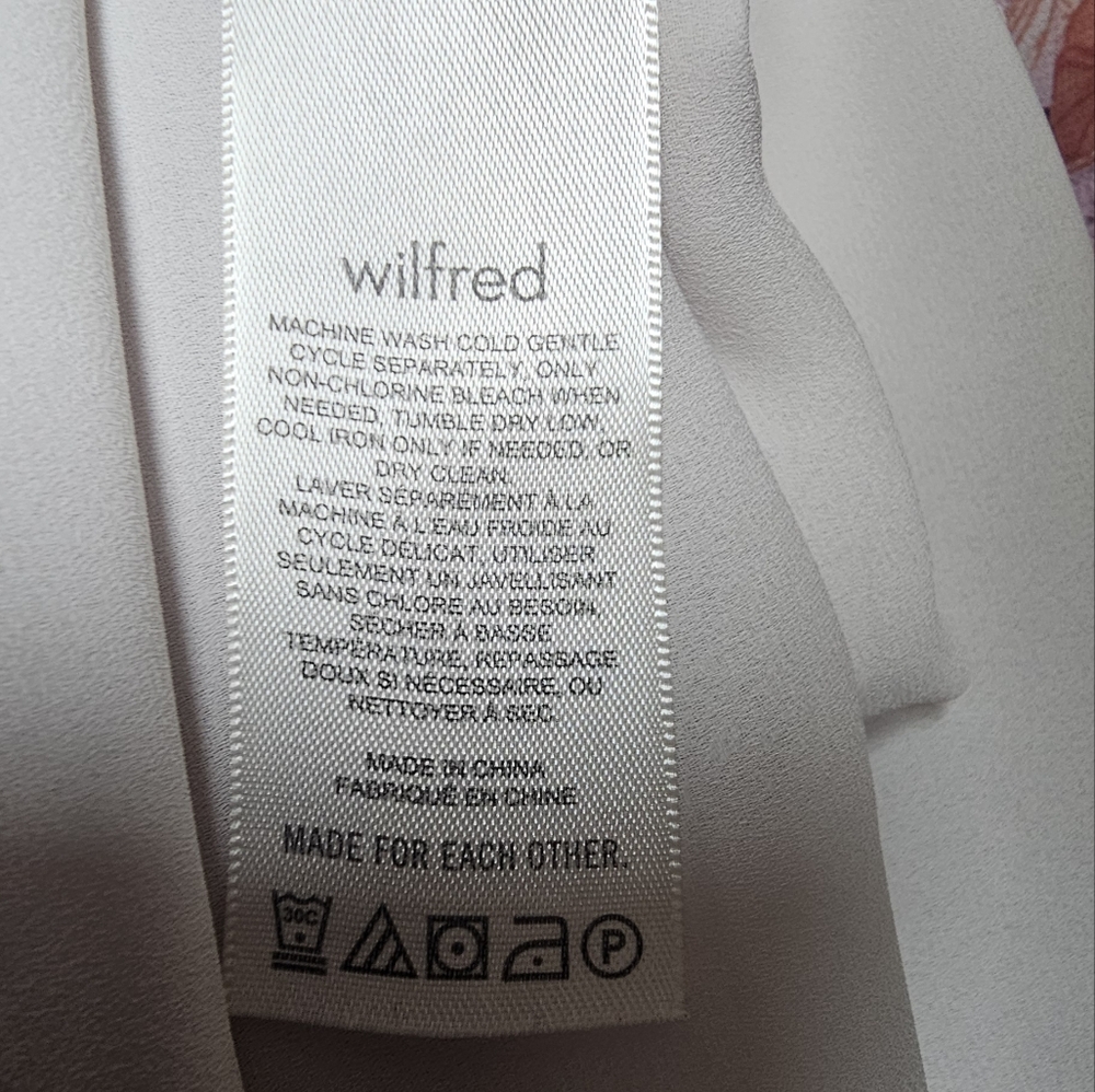 Aritzia Wilfred Hot And Pastel Pink Orange Floral Grace Midi Dress Lined Size M - Picture 5 of 6